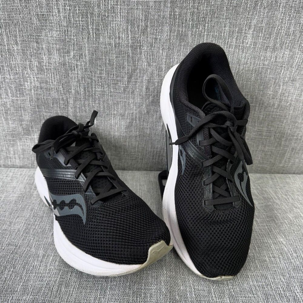 Saucony Axon Men's Running Shoes Black White Size 10.5 S20657-45 Athletic